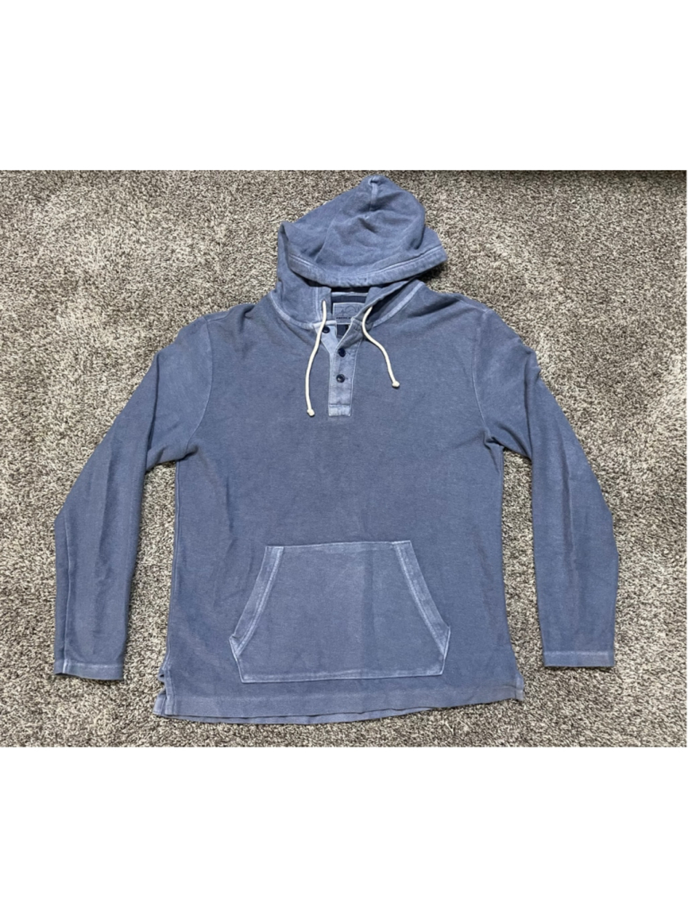 American Eagle Men’s Bonfire Fleece Baja Hoodie, Size Medium, EUC